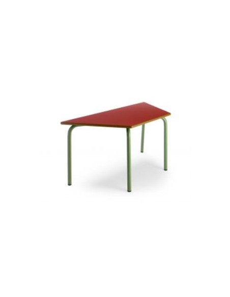 Mesa trapezoidal de 120x60 cm
