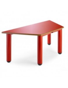 Mesa trapecio con patas de...
