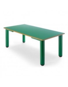 Mesa rectangular 120x60 cm.