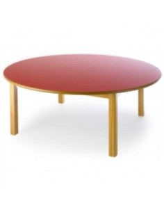 Mesa redonda de madera de...