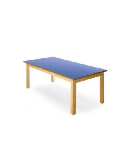 Mesa rectangular 120x60 cm, madera