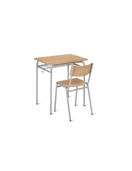Pupitre y silla escolar