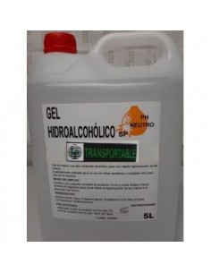 Garrafa de gel hidroalcohólico