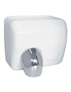 Secamanos antivandálico blanco