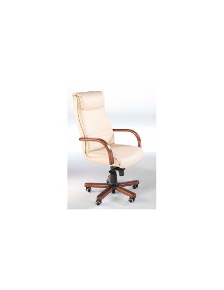 Sillón Modelo Mónaco con brazos madera