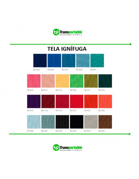 Silla fija tapizada modelo Evo