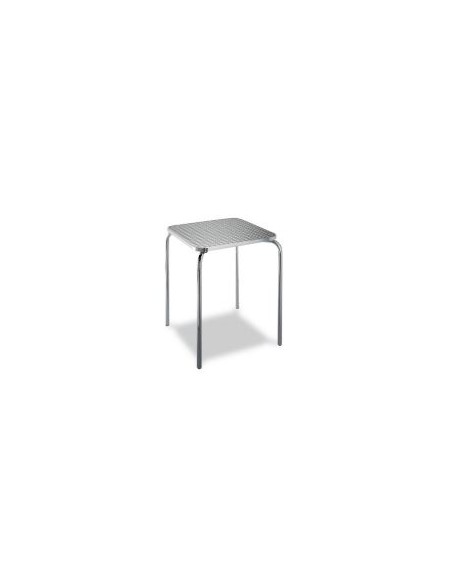 Mesa de aluminio para terraza
