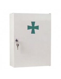 Botiquín metálico con llave