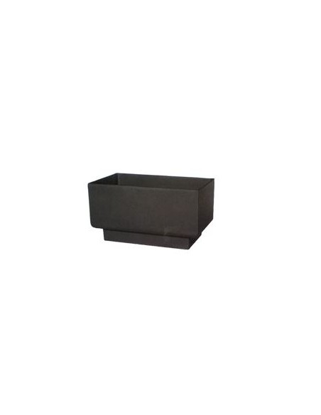 Jardinera de fundición rectangular