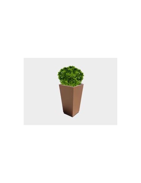 Jardinera alta efecto corten