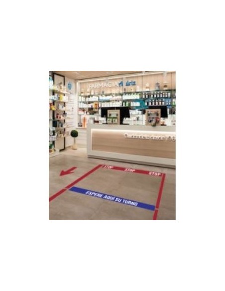 Vinilos adhesivos distancia seguridad