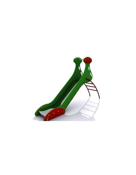 Tobogan para parque infantil con diseño de caracol