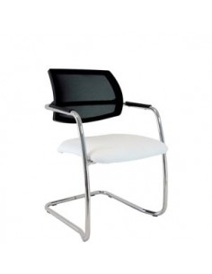 Silla con patín cromado Modelo Lima