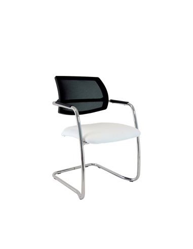 Silla con patín cromado Modelo Lima