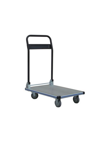 Plataforma de aluminio con asa abatible.