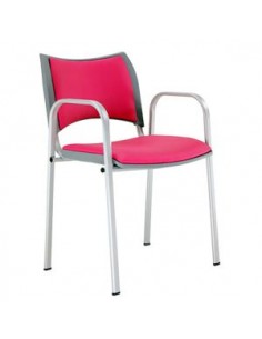 Silla fija con brazos...