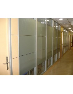 Mampara divisoria acristalada 2