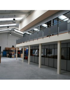 Mampara divisoria sencilla