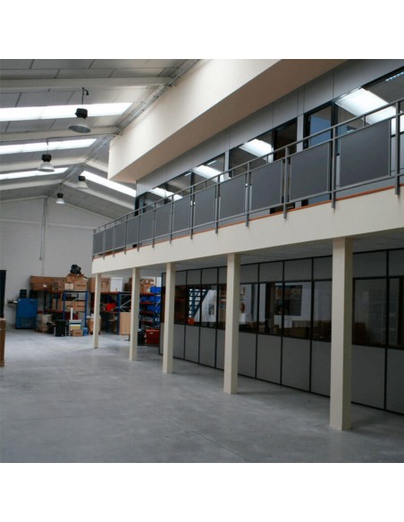 Mampara divisoria sencilla