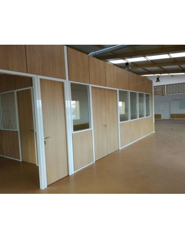 Mamparas divisorias dobles
