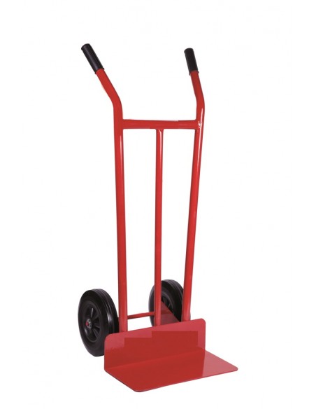 Carretilla acero capacidad 350 kg. Ruedas neumáticas