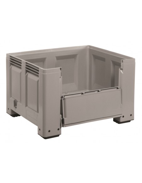 Contenedor sólido 1200x1000 mm. con puerta abatible