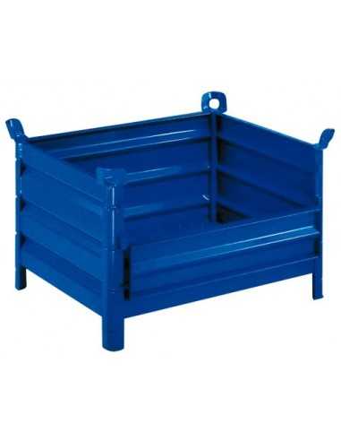 Contenedor de chapa con puerta abatible