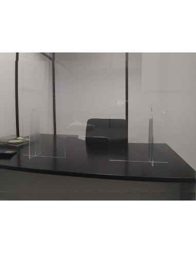 Mampara protectora económica con ventana