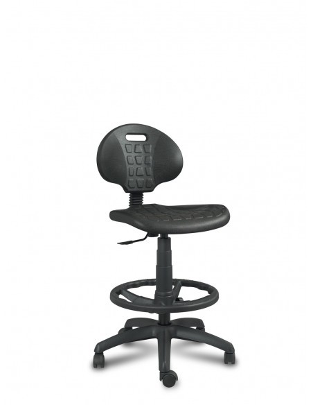 Silla taburete de polipropileno