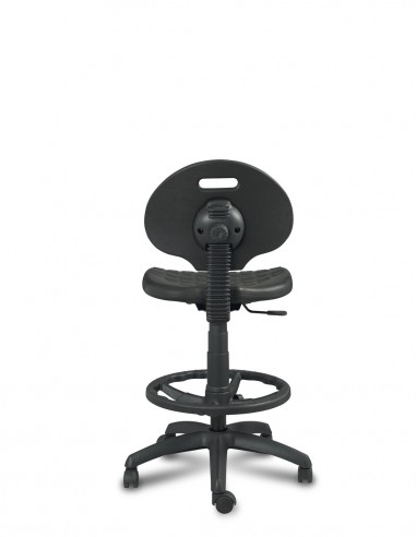 Silla taburete de polipropileno