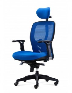 Silla ergonómica flex con cabezal Modelo Madrid