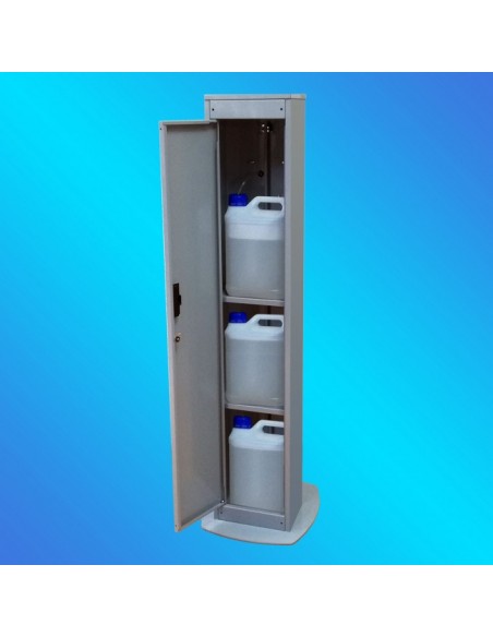 Dispensador de gel hidroalcohólico a pedal