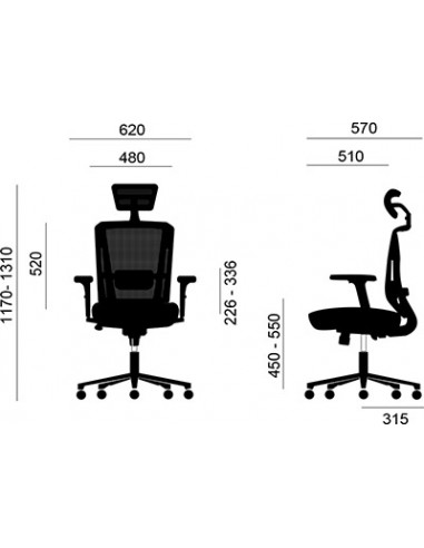 Silla Lover con soporte lumbar y...