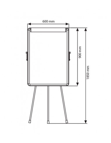 Pizarra económica con trípode