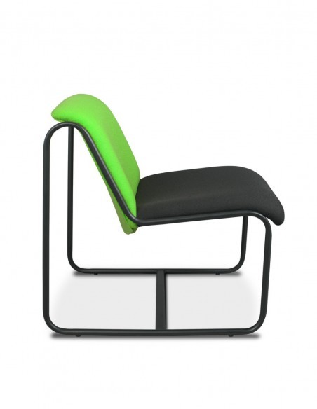 Sillón de espera clásico con pata tipo patín