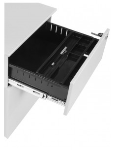 Cajonera metálica de 3 cajones con ruedas