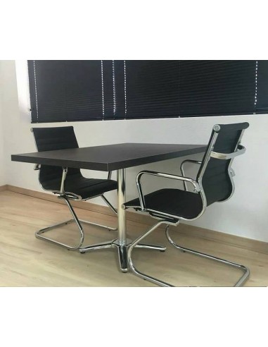 Sillón Grecia semipiel con patín