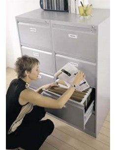 Archivador metálico de tres... 2