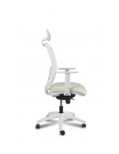 Silla con carcasa blanca modelo Kenia