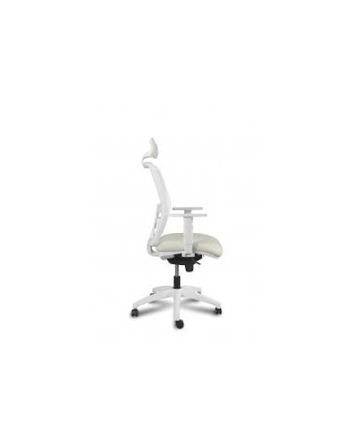 Silla con carcasa blanca modelo Kenia