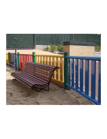 Banco de exterior modelo romántico