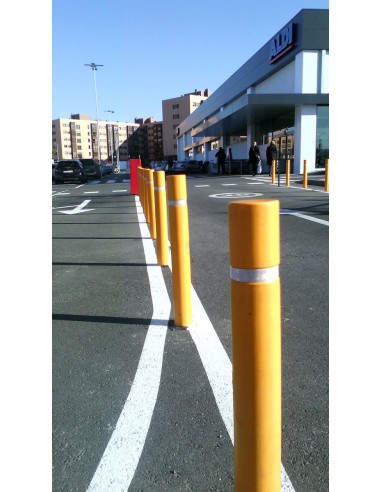 Pilona de polietileno rígida