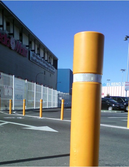 Pilona de polietileno rígida