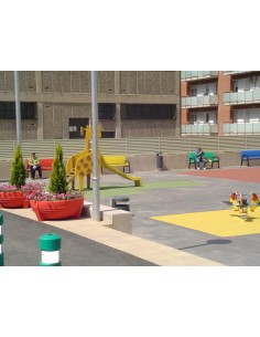 Jardinera ecológica fabricada en polietileno varios colores