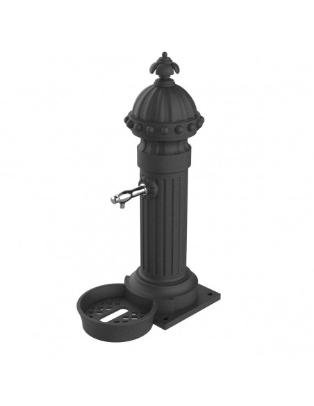 Fuente de fundición, altura 120 cm