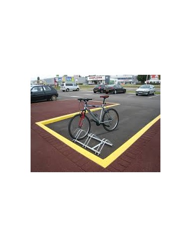 Tope de ruedas instalación en suelo de parking o aparcamiento 60