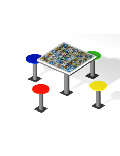 Mesa de juegos para exterior