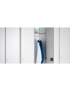 Armario ropero metálico 2 puertas enteras