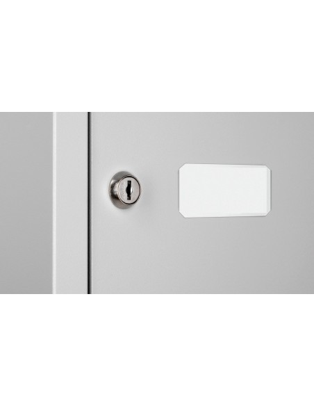 Armario ropero metálico 2 puertas enteras