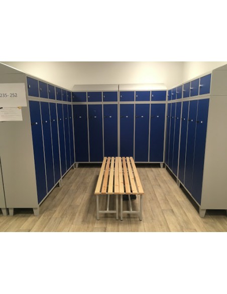 Armario ropero metálico 2 puertas enteras